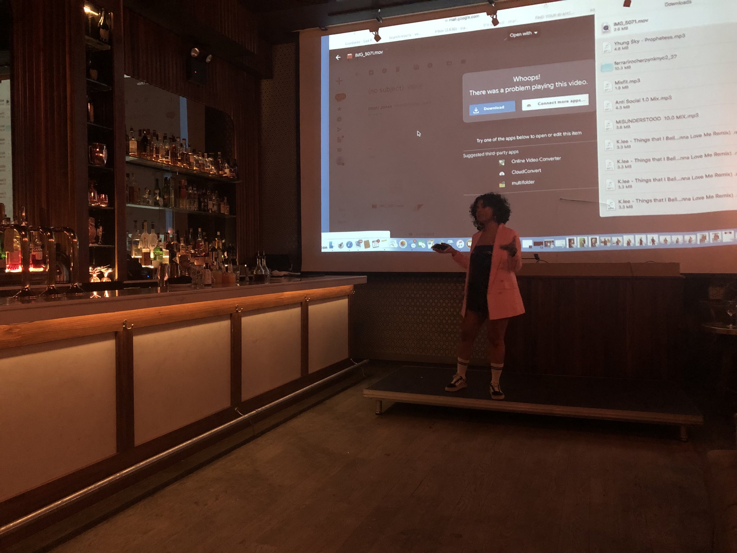 Lee Ortiz @ sound check