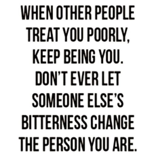 How do you Deal with Bitter&nbsp;People?