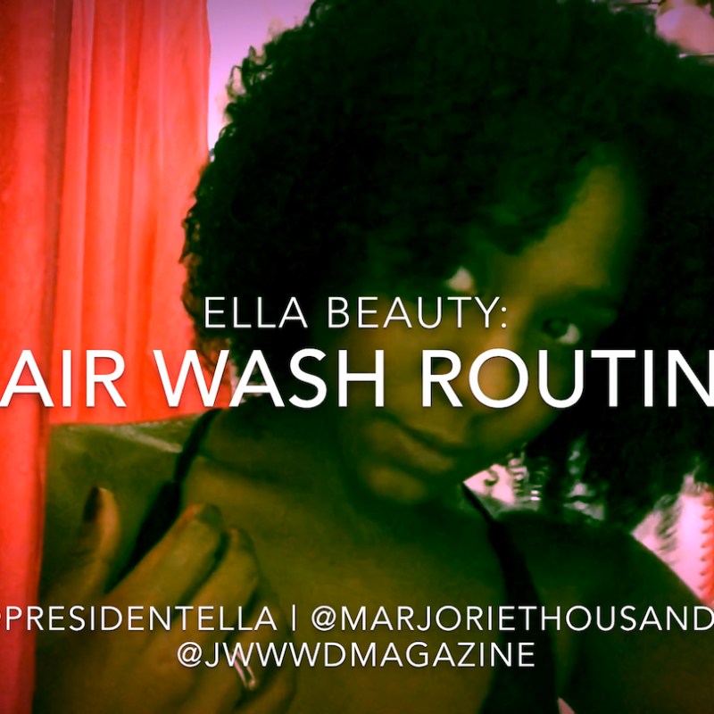 Hair Wash Routine&nbsp;(VIDEO)